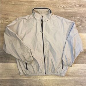 Nike Golf mens XL gray and black zip up jacket